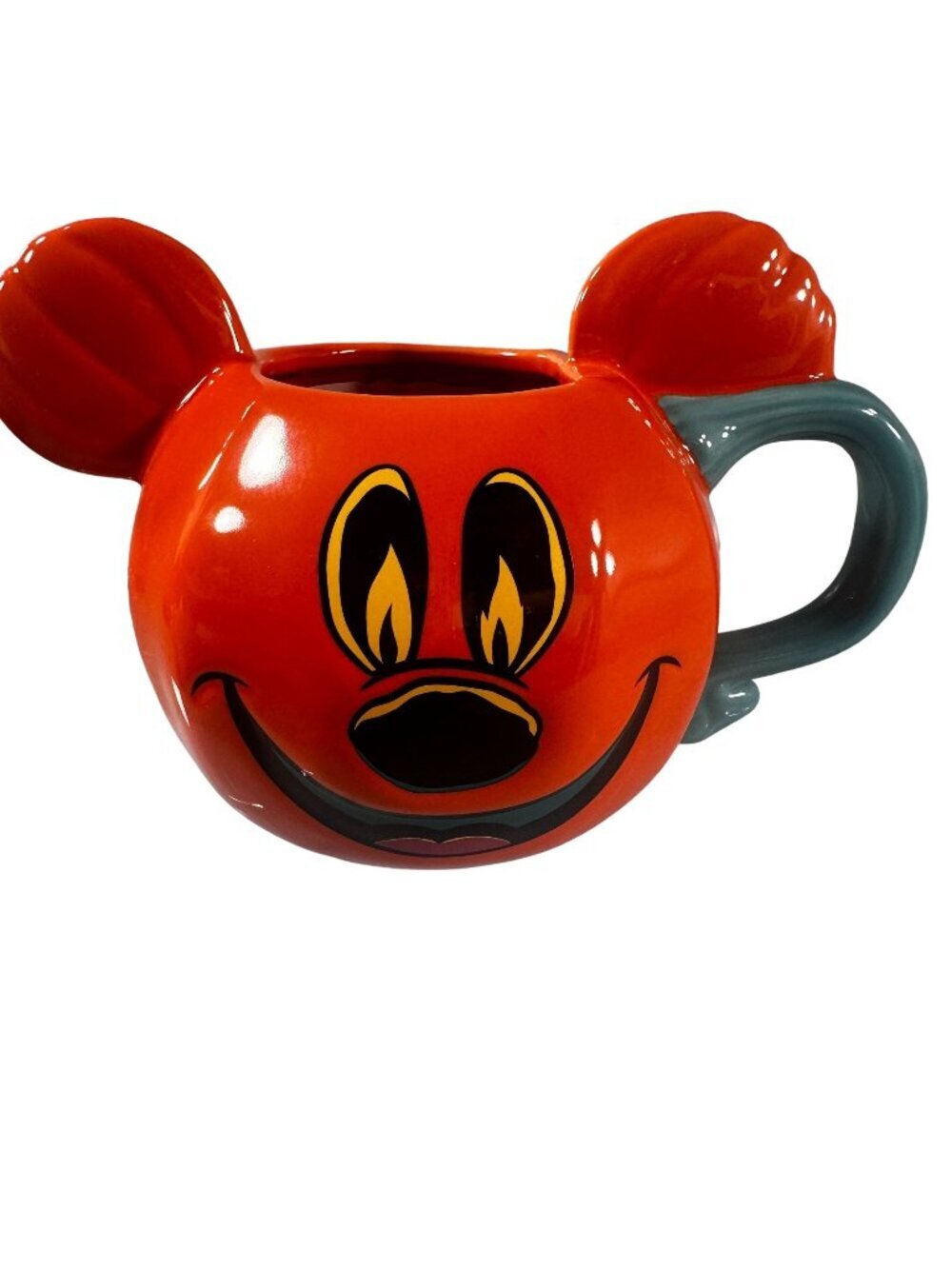 Disney Parks Mickey Mouse Mug Pumpkin Ceramic Halloween Jack Lantern 2023